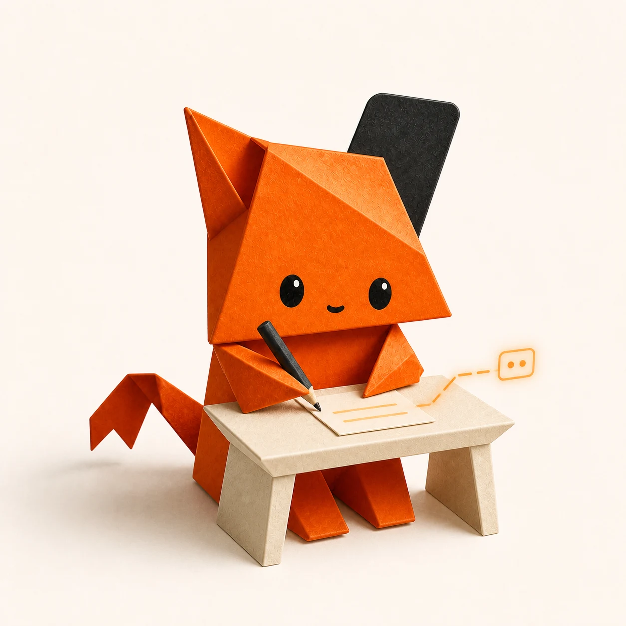 Riv writing beside a private local suggestion