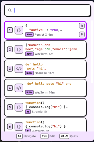 Persist X clipboard manager